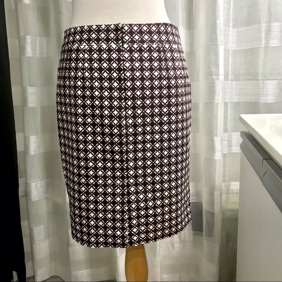 JESSICA Pencil skirt, red/black/white, size 6 - Picture 2 of 7